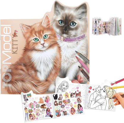 (Bundle ) Topmodel Kitty Colouring Book ( 0412713 )