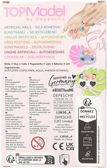 (Bundle )Topmodel - Artificial Nails Pointed Animals Beauty And Me ( 0412820 )