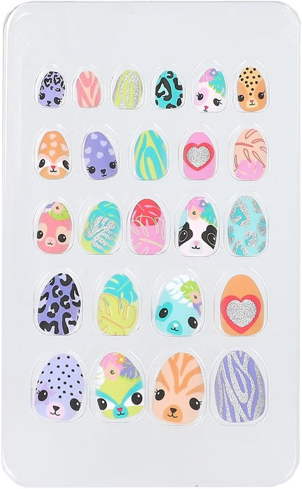 (Bundle )Topmodel - Artificial Nails Pointed Animals Beauty And Me ( 0412820 )