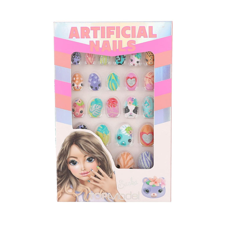 (Bundle )Topmodel - Artificial Nails Pointed Animals Beauty And Me ( 0412820 )