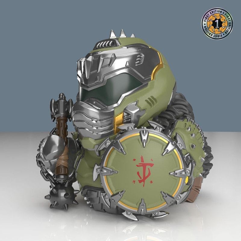 TUBBZ Erstausgabe: Doom The Dark Ages - Doom Slayer als Cosplaying-Gummiente Vinylfigur