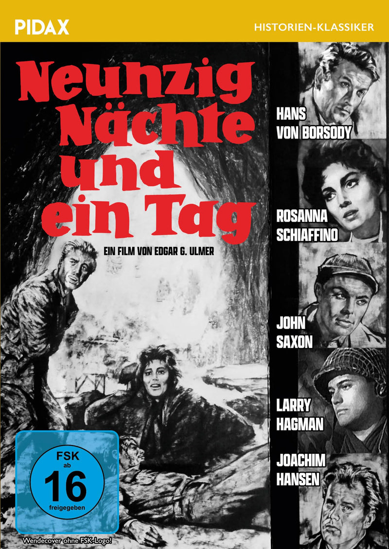 Neunzig Nächte und ein Tag, Packendes Kriegsdrama mit absoluter Starbesetzung (Pidax Film-Klassiker