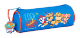Paw Patrol Cool – Round School Pencil Case, Children's Pencil Case, Ideal for Children from 5 to 14 Years, Comfortable and Versatile, Quality and Resistance, 20 x 7 cm, Red/Blue, M, Casual