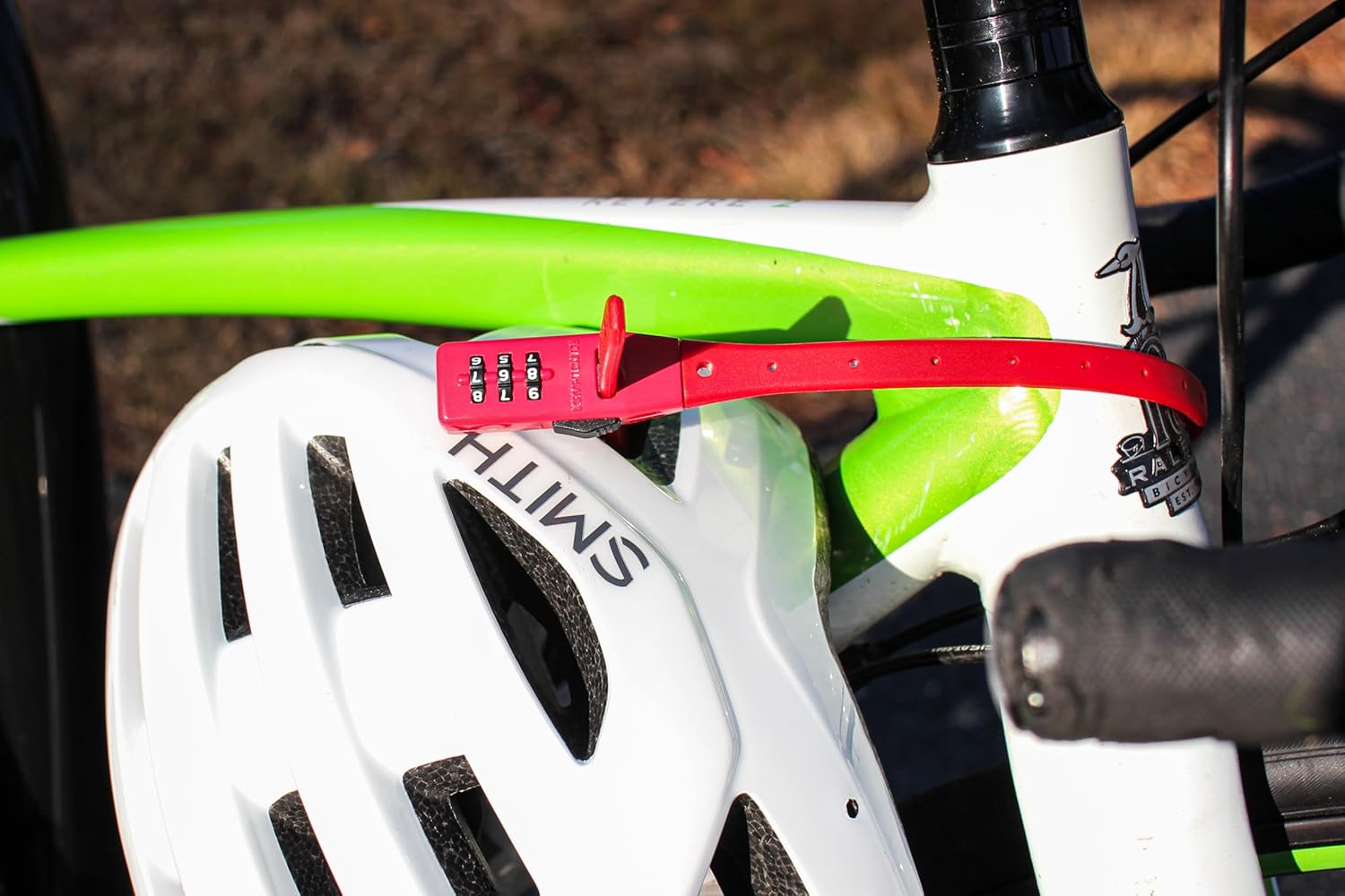 Kryptonite Click Lock - Lucchetto per bicicletta, leggero, antifurto, compatto, a 3 cifre, con combinazione ripristinabile, multiuso, regolabile, per biciclette, caschi, armadi, bagagli, skateboard