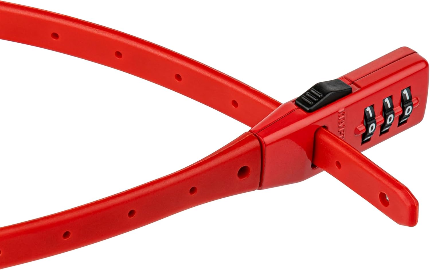 Kryptonite Click Lock - Lucchetto per bicicletta, leggero, antifurto, compatto, a 3 cifre, con combinazione ripristinabile, multiuso, regolabile, per biciclette, caschi, armadi, bagagli, skateboard