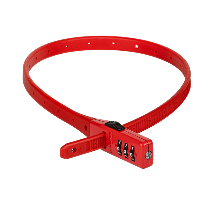 Kryptonite Click Lock - Lucchetto per bicicletta, leggero, antifurto, compatto, a 3 cifre, con combinazione ripristinabile, multiuso, regolabile, per biciclette, caschi, armadi, bagagli, skateboard