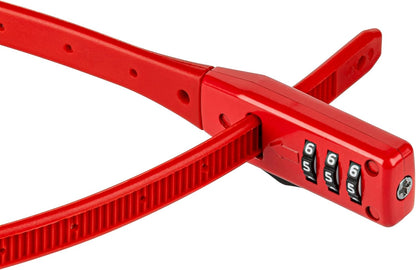 Kryptonite Click Lock - Lucchetto per bicicletta, leggero, antifurto, compatto, a 3 cifre, con combinazione ripristinabile, multiuso, regolabile, per biciclette, caschi, armadi, bagagli, skateboard