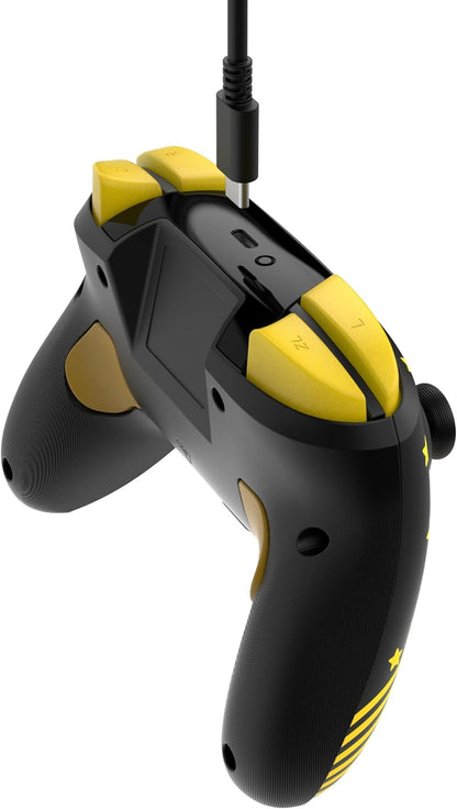 Turtle Beach Rematch Draadloze Controller: Super Mario Star – Nintendo Switch, Switch Lite en OLED-model - Glow in the dark, Oplaadbare Batterij, Officieel Gelicentieerd door Nintendo