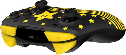 Turtle Beach Rematch Draadloze Controller: Super Mario Star – Nintendo Switch, Switch Lite en OLED-model - Glow in the dark, Oplaadbare Batterij, Officieel Gelicentieerd door Nintendo