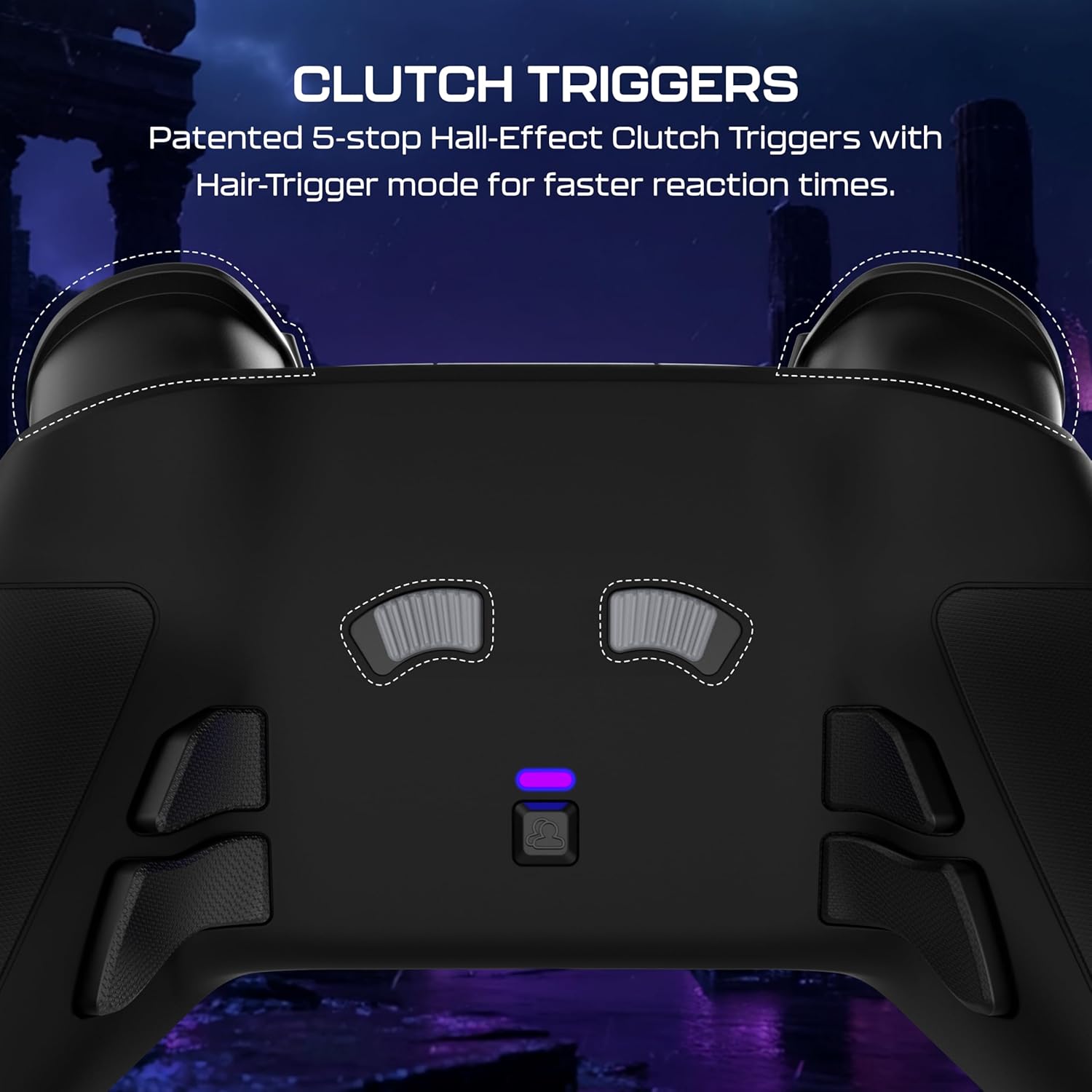 Turtle Beach Victrix Pro BFG Reloaded Wireless Gaming Controller Licensed for Xbox Series X|S, Xbox One & PC, Bluetooth, Fightpad Module, Hall-Effect Sticks/Triggers, Customizable Controls