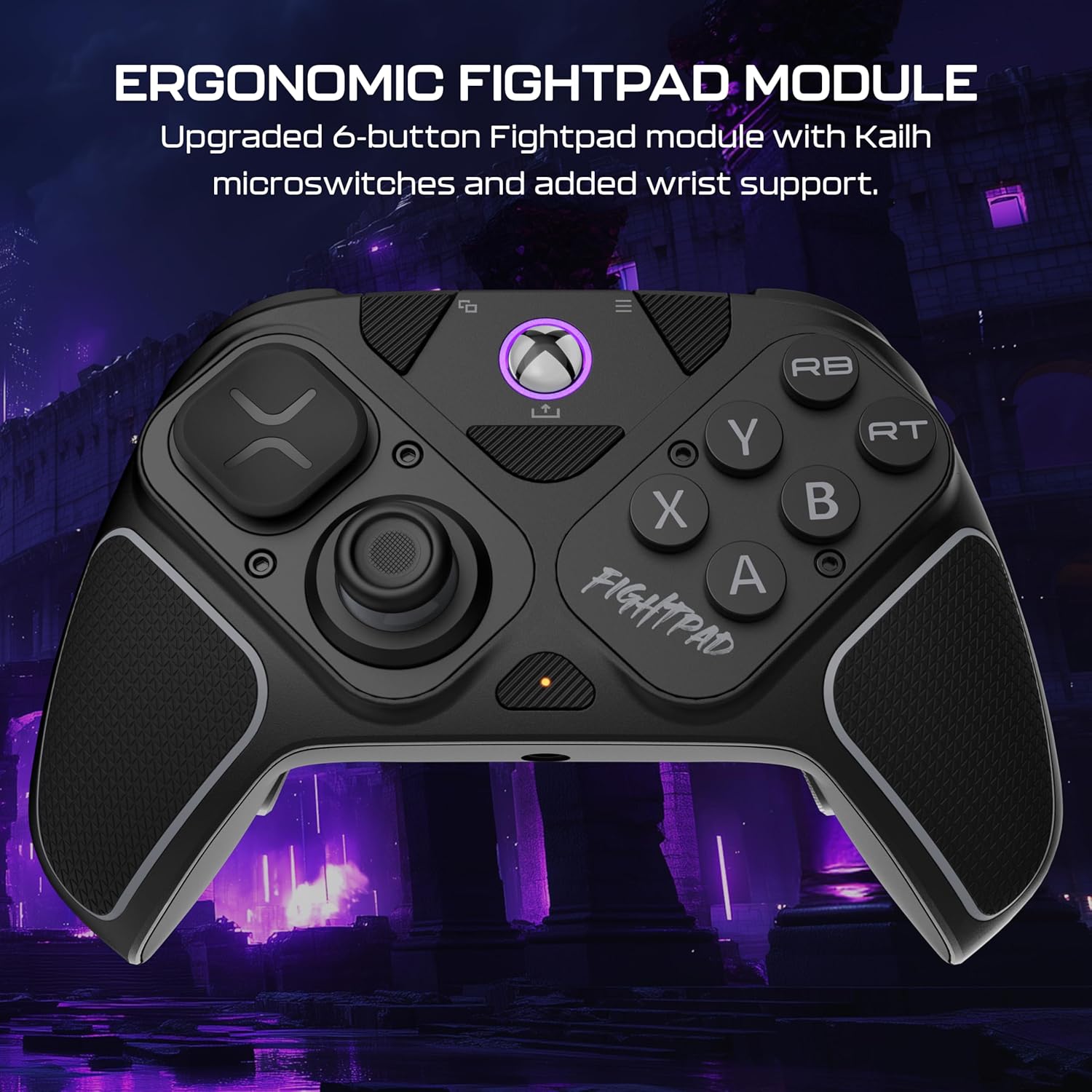Turtle Beach Victrix Pro BFG Reloaded Wireless Gaming Controller Licensed for Xbox Series X|S, Xbox One & PC, Bluetooth, Fightpad Module, Hall-Effect Sticks/Triggers, Customizable Controls
