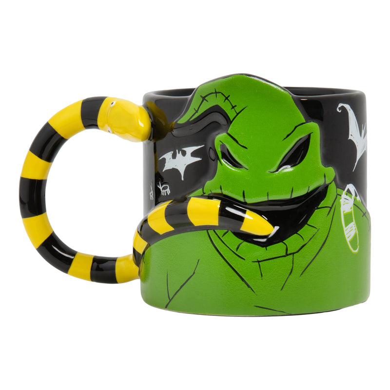 Paladone Nightmare Before Christmas Oogie Boogie Glow in The Dark Ceramic 3D Sculpted Mug, Officially Licensed Disney Gifts for Coffee, Tea, Hot Chocolate