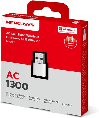 Ac1300 Nano Wi-Fi Usb Adapter