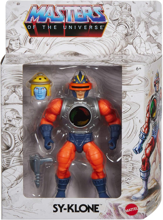 Masters of the Universe Origins Action Figures Sketchbook Series Sy-Klone, 5.5-inch 1980s Villain Human Tornado, Detailed Design & Posability, JFX02