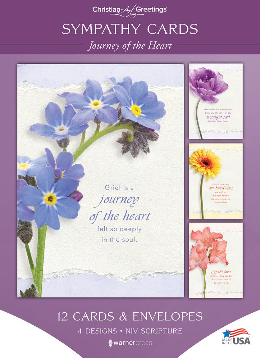Warner Press Card-Boxed-Journey of The Heart Assorted Sympathy (NIV) (Box of 12