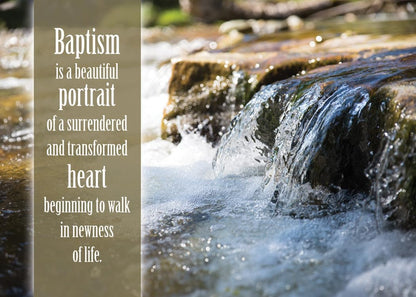 WARNER PRESS EVERYDAY A NEW LIFE - BAPTISM - KJV Scripture - G3654