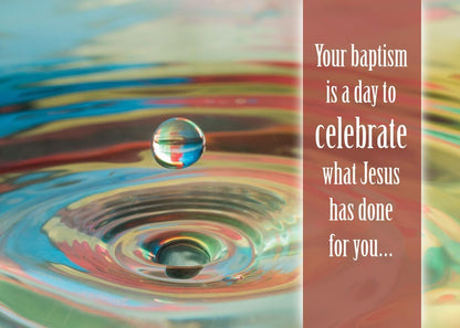 WARNER PRESS EVERYDAY A NEW LIFE - BAPTISM - KJV Scripture - G3654