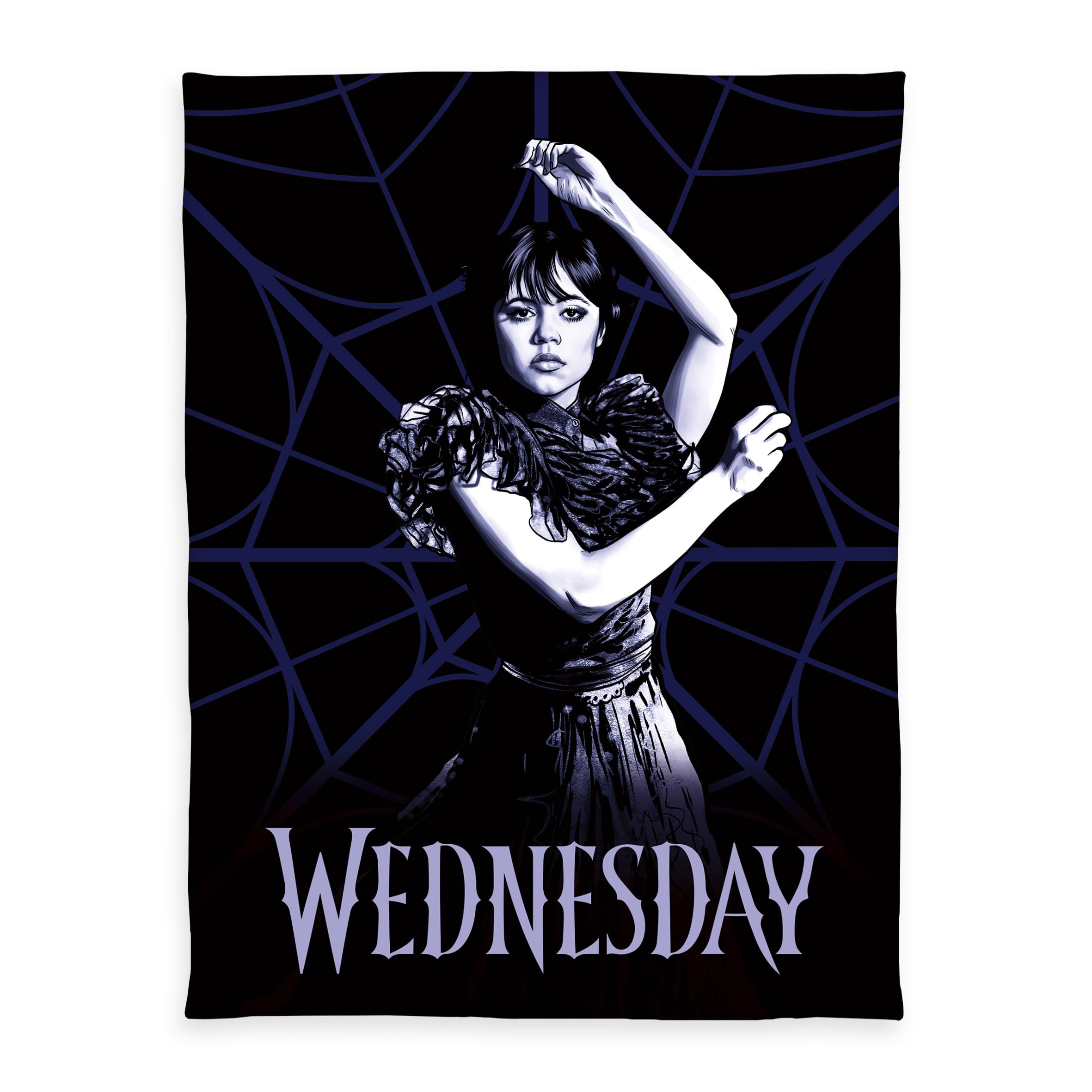 Herding Wednesday Fleece Blanket, Approx. 130 x 170 cm, 100% Polyester