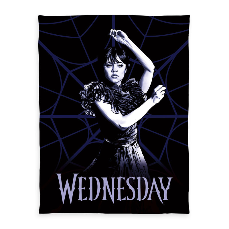 Herding Wednesday Fleece Blanket, Approx. 130 x 170 cm, 100% Polyester