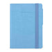 Legami - My Notebook, 6 mm Lined Notebook, Retro Blue, Small, FSC-Certified Paper, 192 Pages, Soft Cover, Elastic Closure, 9.5 x 13.5 cm
