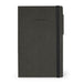 Legami - White Paper Notebook My Notebook, Deep Graphite, Medium, FSC Certified Paper, 192 Pages, Soft Cover, Elastic Closure, 13 x 21 cm