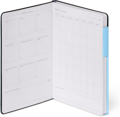 Legami - My Notebook, Aura, Special Edition, Medium, FSC Certified Paper, 192 Pages, Soft Cover, Elastic Closure, Double Bookmark, 13 x 21 cm