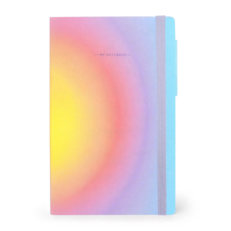 Legami - My Notebook, Aura, Special Edition, Medium, FSC Certified Paper, 192 Pages, Soft Cover, Elastic Closure, Double Bookmark, 13 x 21 cm