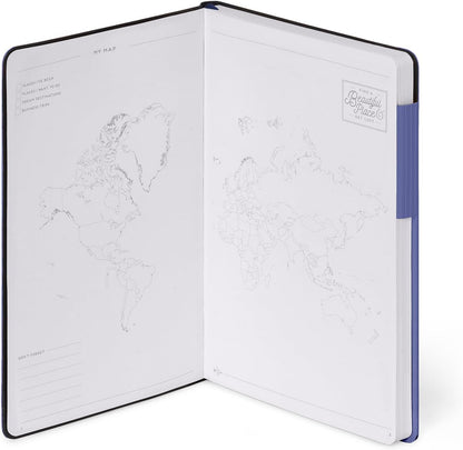 Legami - My Notebook, Future Dusk, Medium, FSC Certified Paper, 192 Pages, Soft Cover, Elastic Closure, Double Bookmark, 13 x 21 cm