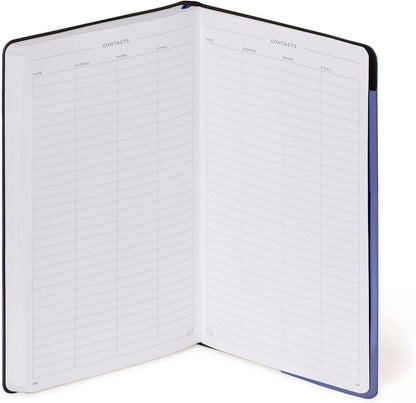 Legami - My Notebook, Future Dusk, Medium, FSC Certified Paper, 192 Pages, Soft Cover, Elastic Closure, Double Bookmark, 13 x 21 cm