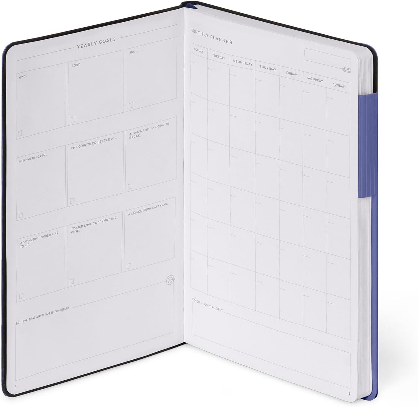 Legami - My Notebook, Future Dusk, Medium, FSC Certified Paper, 192 Pages, Soft Cover, Elastic Closure, Double Bookmark, 13 x 21 cm