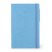 Legami - My Notebook, 6mm Lined Notebook, Retro Blue, Large, FSC Certified Paper, 192 Pages, Soft Cover, Elastic Closure, 17 x 24 cm