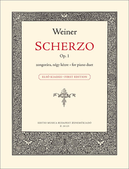 Scherzo Op. 1 (Piano Duet