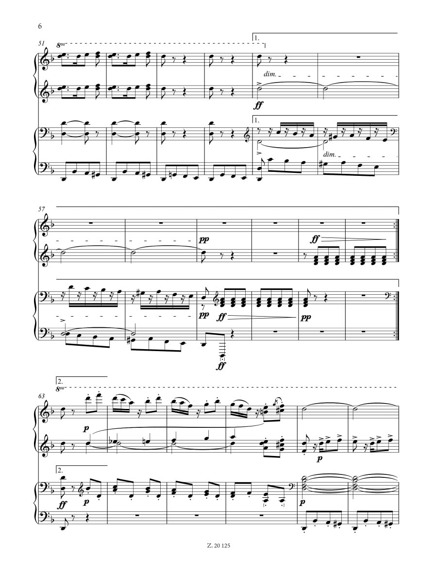 Scherzo Op. 1 (Piano Duet