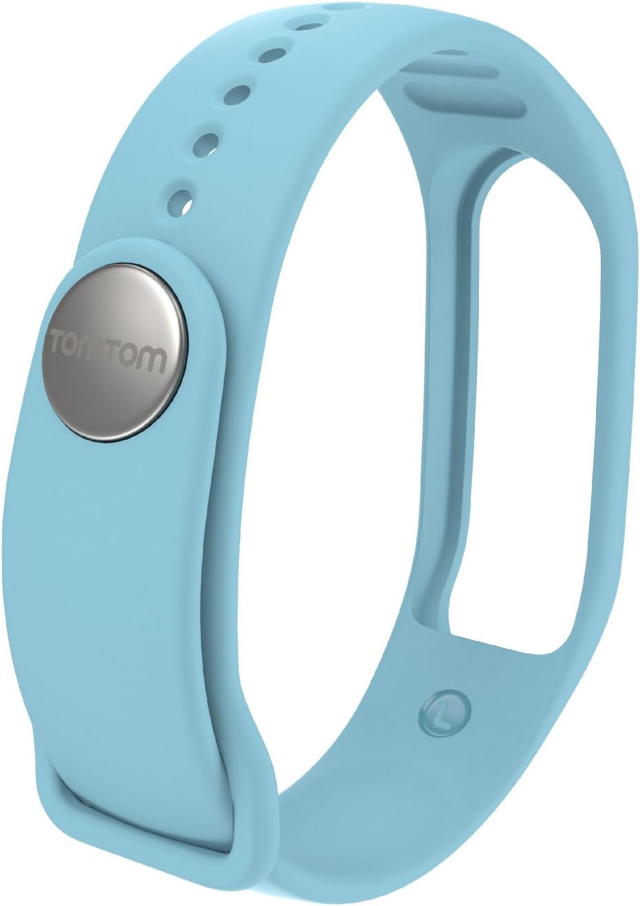 TomTom Touch Body Composition Fitness Tracker Strap Light Blue, Small