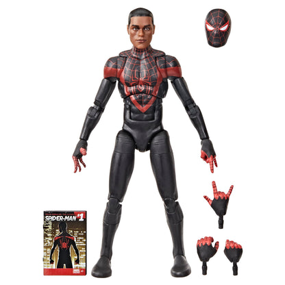 Marvel Legends Series Ultimate Miles Morales Spider-Man Action Figure, Black