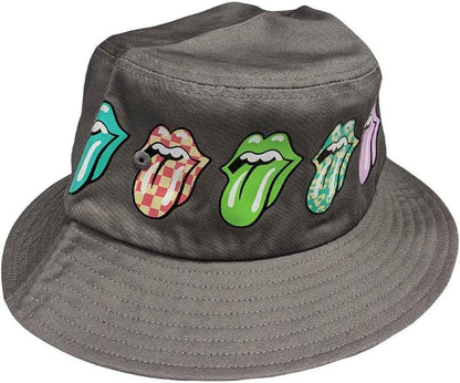 Rolling Stones (The): Rock Off - Multi-Tongue Pattern (Unisex Bucket Hat / Cappello Tg. L/Xl)