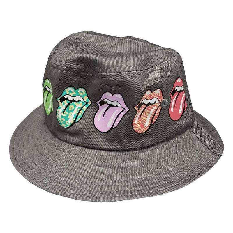 Rolling Stones (The): Rock Off - Multi-Tongue Pattern (Unisex Bucket Hat / Cappello Tg. L/Xl)