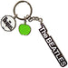 Rock Off officially licensed products The Beatles Text Logo Drop T Drum & Apple Charms Keychain