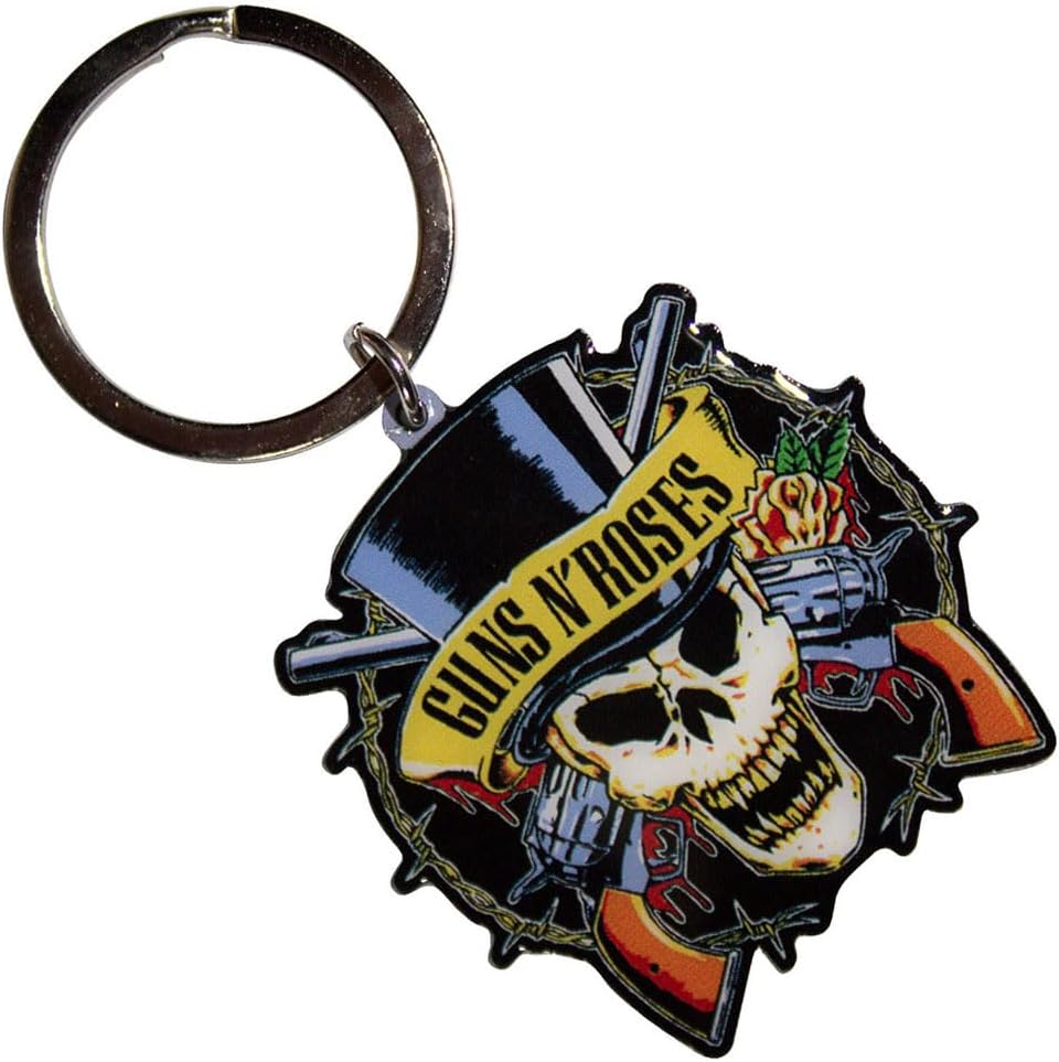 Guns N' Roses Top Hat Portachiavi Keychain Size One Size