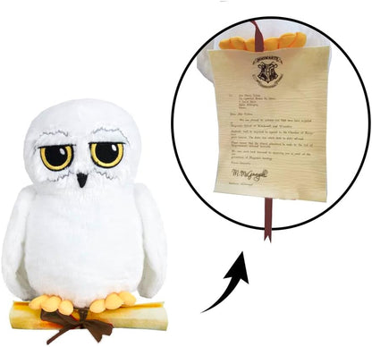 Play by Play Harry Potter Peluche Hedwig Edvige con lettera Gufo Bianco di Harry - altezza 25 cm