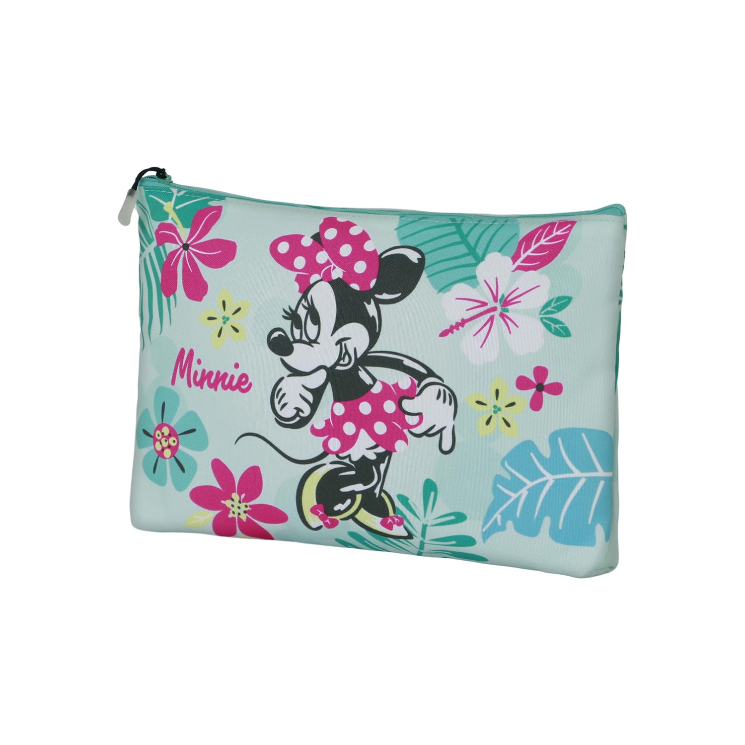 Disney Minni Mouse Tropic-Borsa da Toilette Pochette Soleil, Verde, 30 x 22 cm
