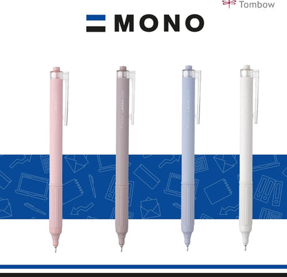 Tombow BC-MGLE45-R15 MONO Graph Lite Ballpoint Pen Smokey Blue, Precise Needle Tip, Smooth Writing, Ergonomic Grip