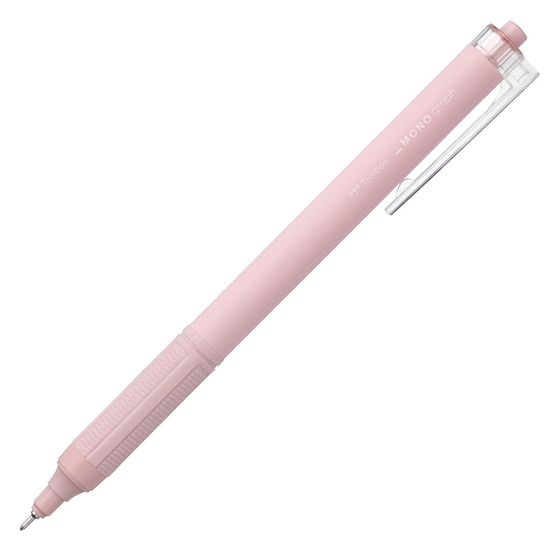 Tombow Ballpoint Pen MONO Graph Lite Smokey Pink, Precise Needle Tip, Smooth Writing, Ergonomic Grip