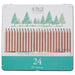 Tombow Ki-Monogatari Eco coloured pencil, practical metal box, PEFC certified, wax-based, set of 24