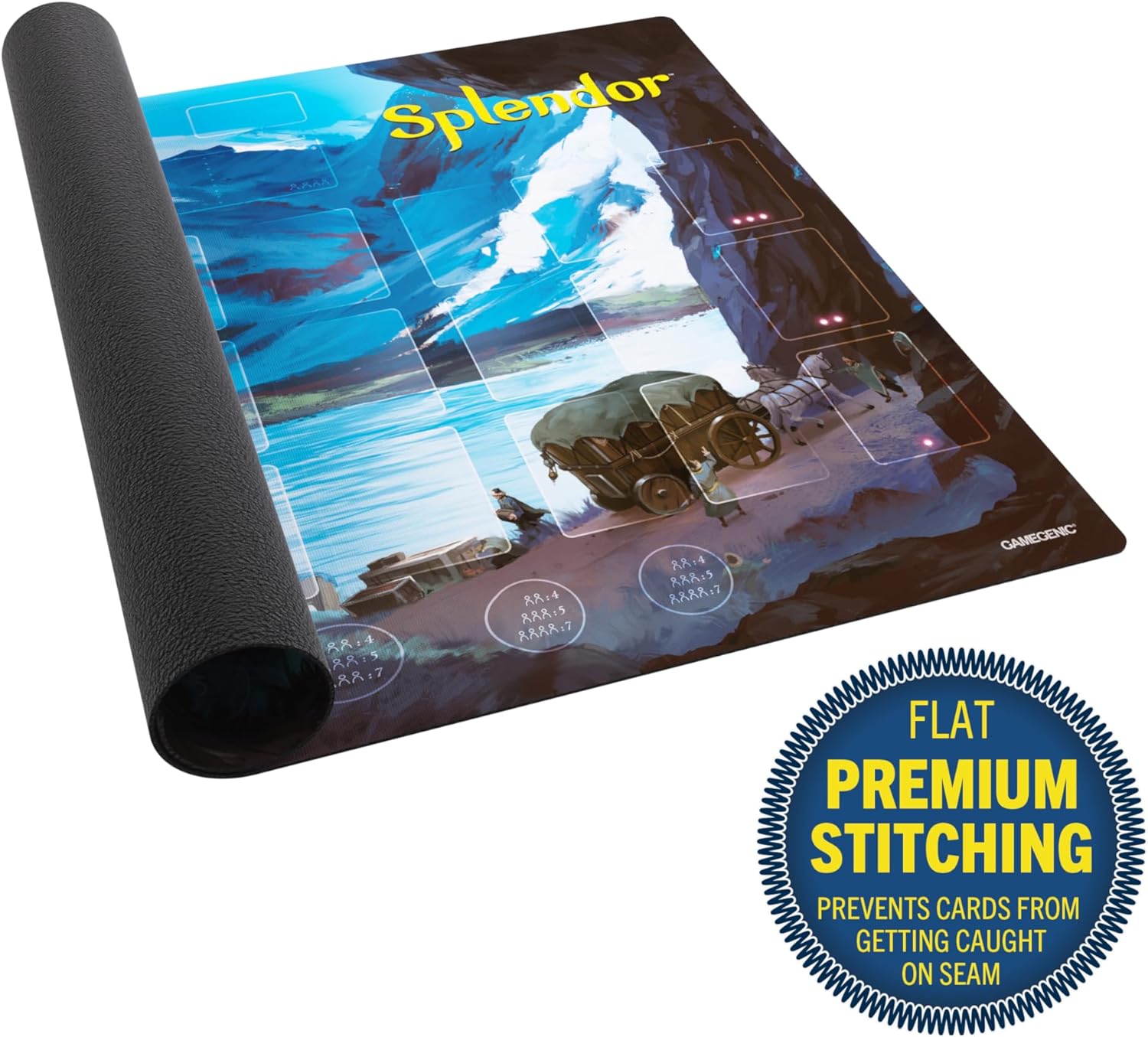 Gamegenic, Splendor Game Mat, 70 x 55 cm (27.14 x 21.23 inches), Thickness: 2 mm