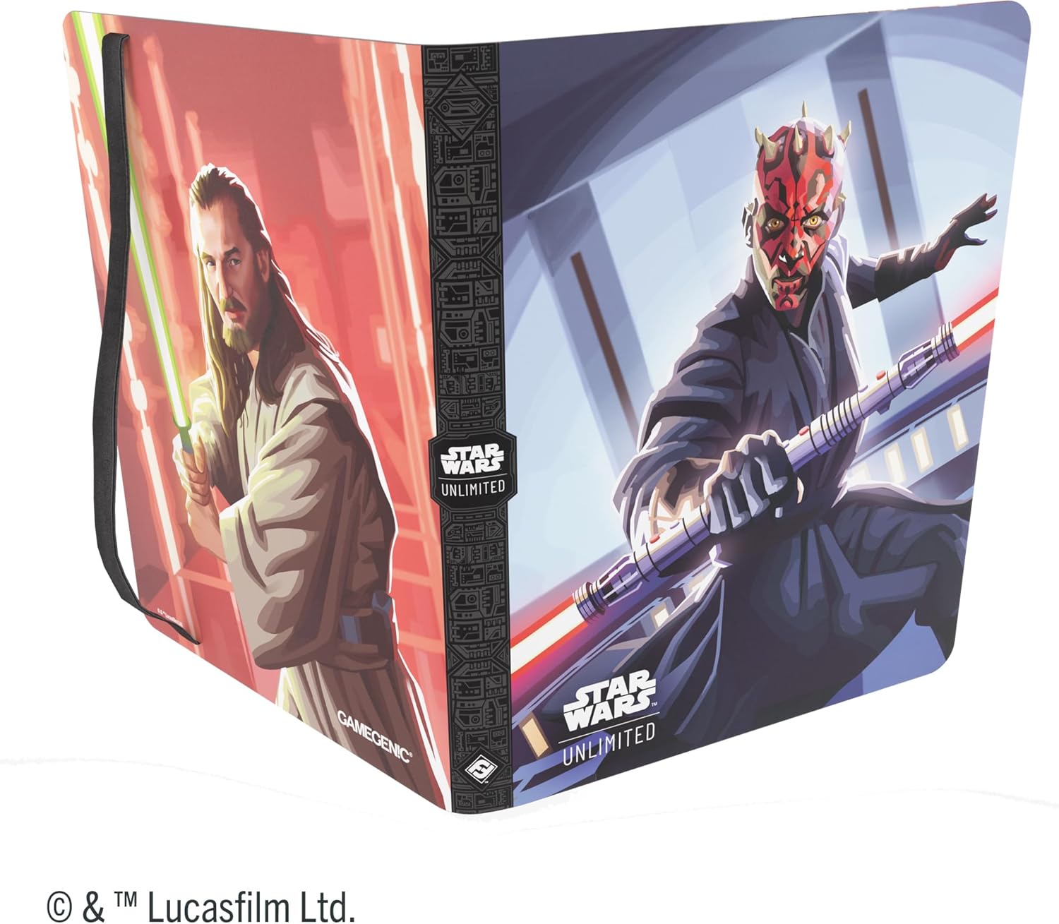 Gamegenic | Star Wars: Unlimited 18-Pocket Album Set 5 - Qui-Gon Jinn & Darth Maul | Trading Card Accessory