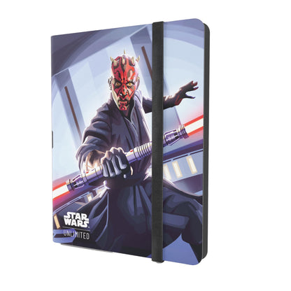 Gamegenic | Star Wars: Unlimited 18-Pocket Album Set 5 - Qui-Gon Jinn & Darth Maul | Trading Card Accessory