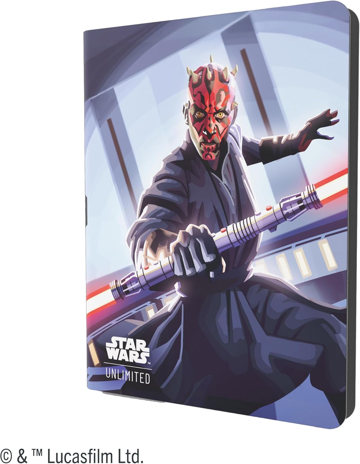 Gamegenic | Star Wars: Unlimited 18-Pocket Album Set 5 - Qui-Gon Jinn & Darth Maul | Trading Card Accessory