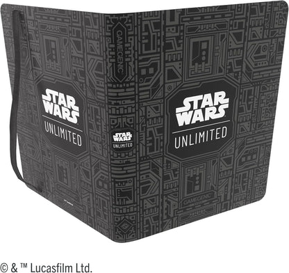 Star Wars: Unlimited Casual Album 18-Pocket - Holds 360 Double-Sleeved Cards, Side-Loading Pockets & Elastic Strap, Officially Licensed Accessory, Unlimited Pattern Design, Made by Gamegenic