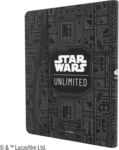 Star Wars: Unlimited Casual Album 18-Pocket - Holds 360 Double-Sleeved Cards, Side-Loading Pockets & Elastic Strap, Officially Licensed Accessory, Unlimited Pattern Design, Made by Gamegenic